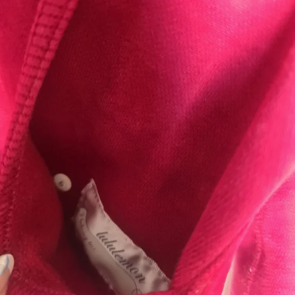 LULULEMON Red Scuba Zip Up Hoodie- Great Condition! - Picture 3 of 5